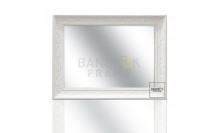 กรอบกระจกเงาสีขาว